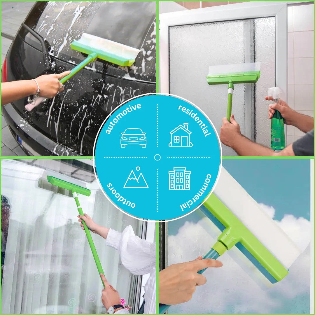 AquaClean™ – Recyclable Silicone Window Squeegee Kit