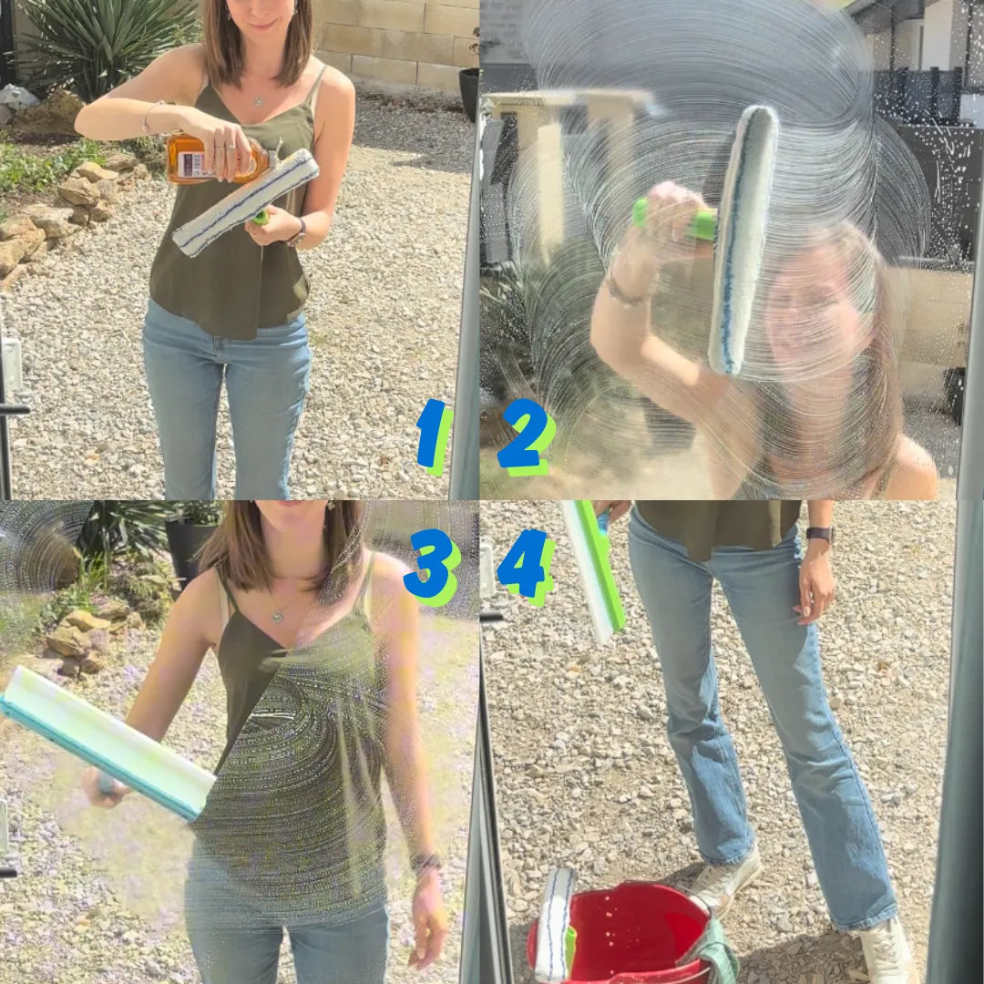 AquaClean™ – Recyclable Silicone Window Squeegee Kit