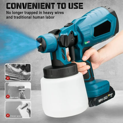 TurboSpray™ – Cutting-Edge Spray Gun (+1 Free Battery)