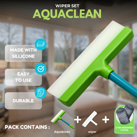 AquaClean™ – Recyclable Silicone Window Squeegee Kit