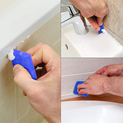 4Pcs Caulking Tool Kit Silicone Joint Sealant Spreader Spatula