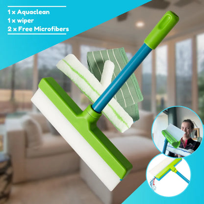 AquaClean™ – Recyclable Silicone Window Squeegee Kit